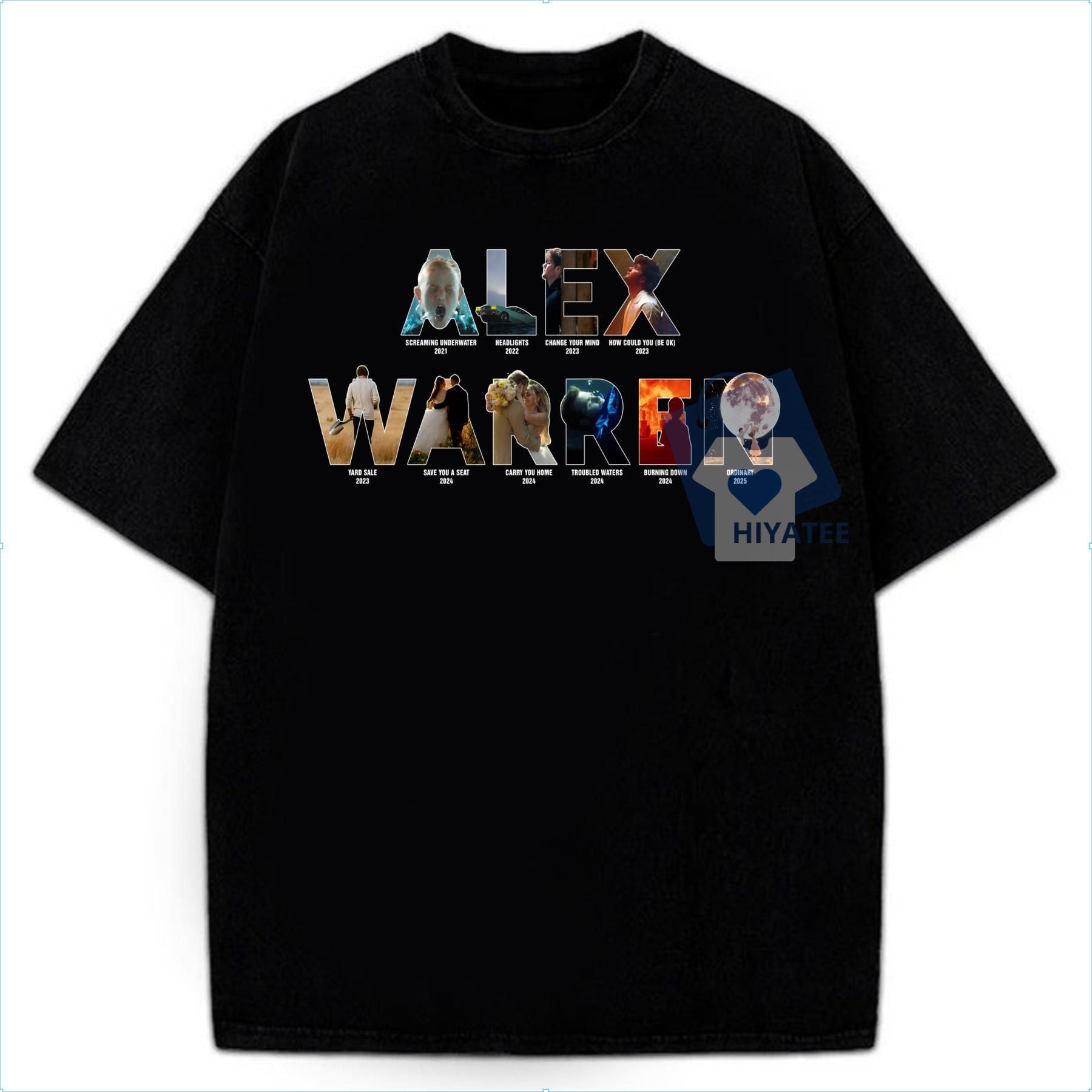 Alex Warren Tour 2025 Shirt – Vintage A.W. Music Tee for Fans-Hiyatee