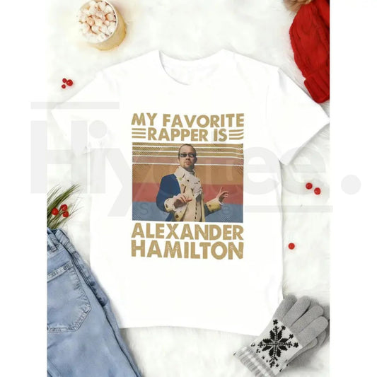 Alexander Hamilton Vintage – Hamilton Fan Exclusive Korean Loose Fit Casual - Hiyatee