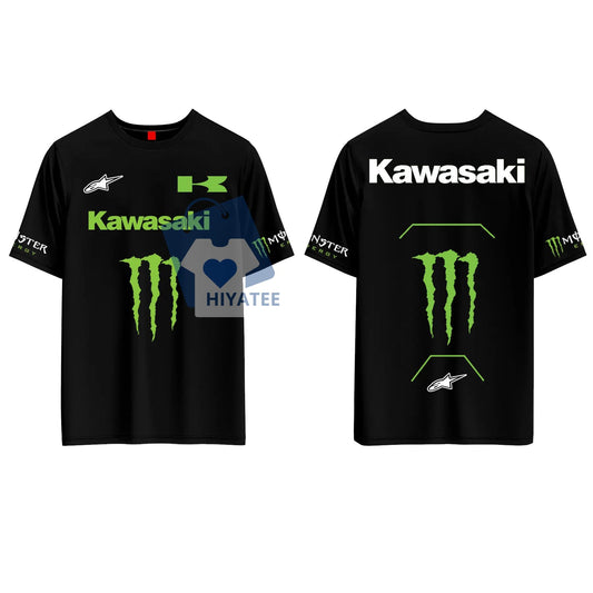 Alpine Monster Energy Kawasaki Racing 2025 T-Shirt – SMX Supercross Motocross Fan Tee-Hiyatee