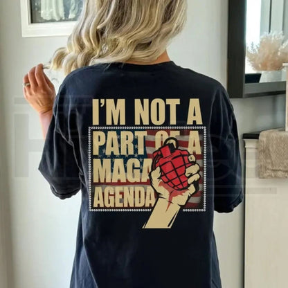 "American Idiot - Anti-MAGA Agenda" Political T-Shirt – Humorous Activist Tee - Hiyatee