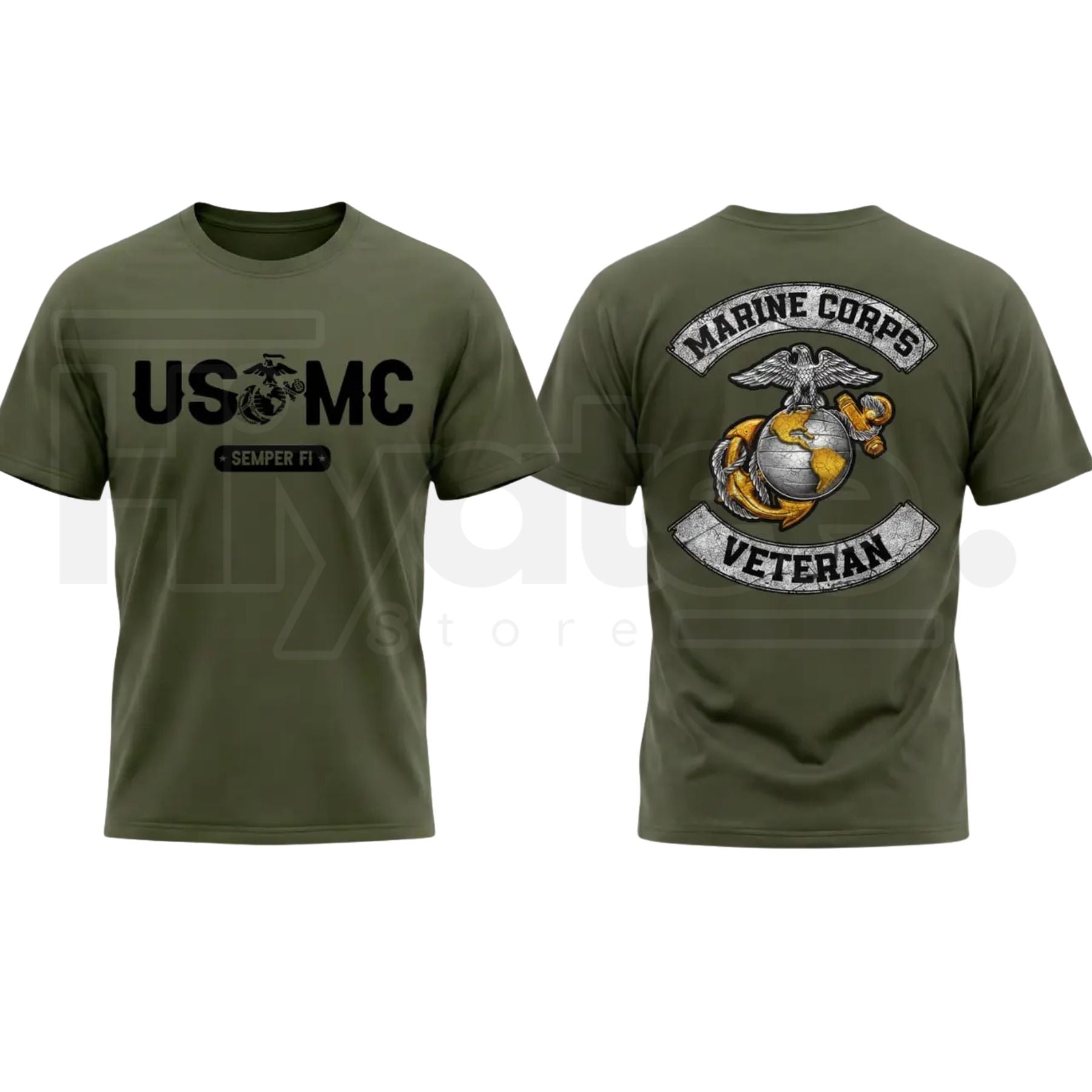 American Veteran Patriotic T-Shirt – Premium Military Tribute Graphic Tee - Hiyatee