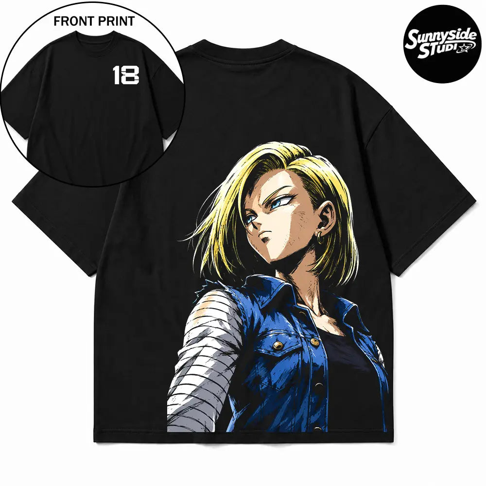 Anime 90s Graphic Tee – Retro Streetwear Oversized T-Shirt for Men