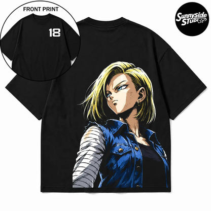 Anime 90s Graphic Tee – Retro Streetwear Oversized T-Shirt for Men