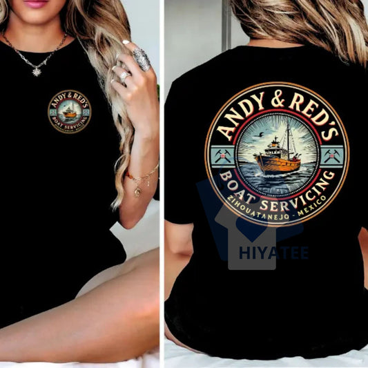 Andy & Red’s Boat Servicing T-Shirt – Shawshank Redemption Inspired Tee - Hiyatee