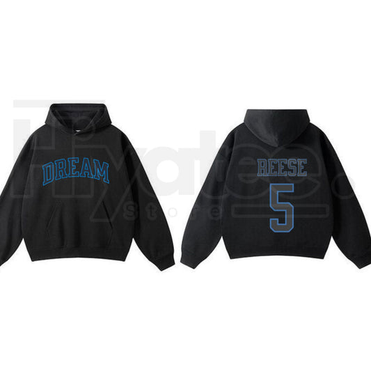 Angel Reese Dream Jersey Graphic Hoodie – Unisex Basketball Streetwear Pullover - Hiyatee