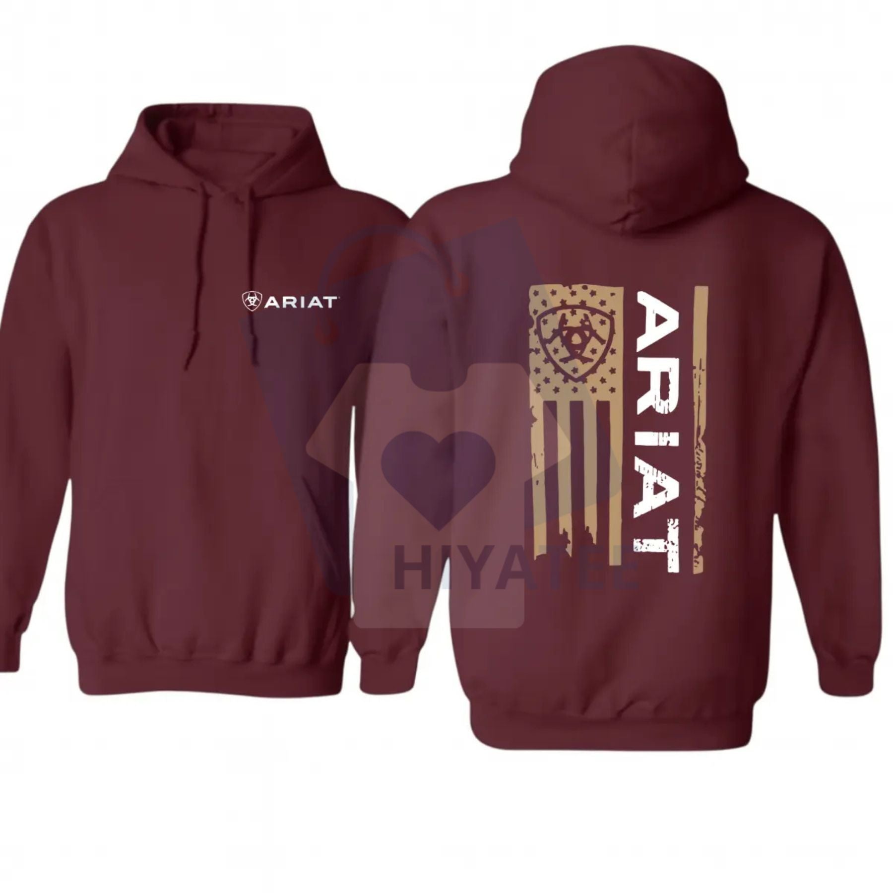 Ariat Flag Hoodie – Western Country Lifestyle Apparel - Hiyatee