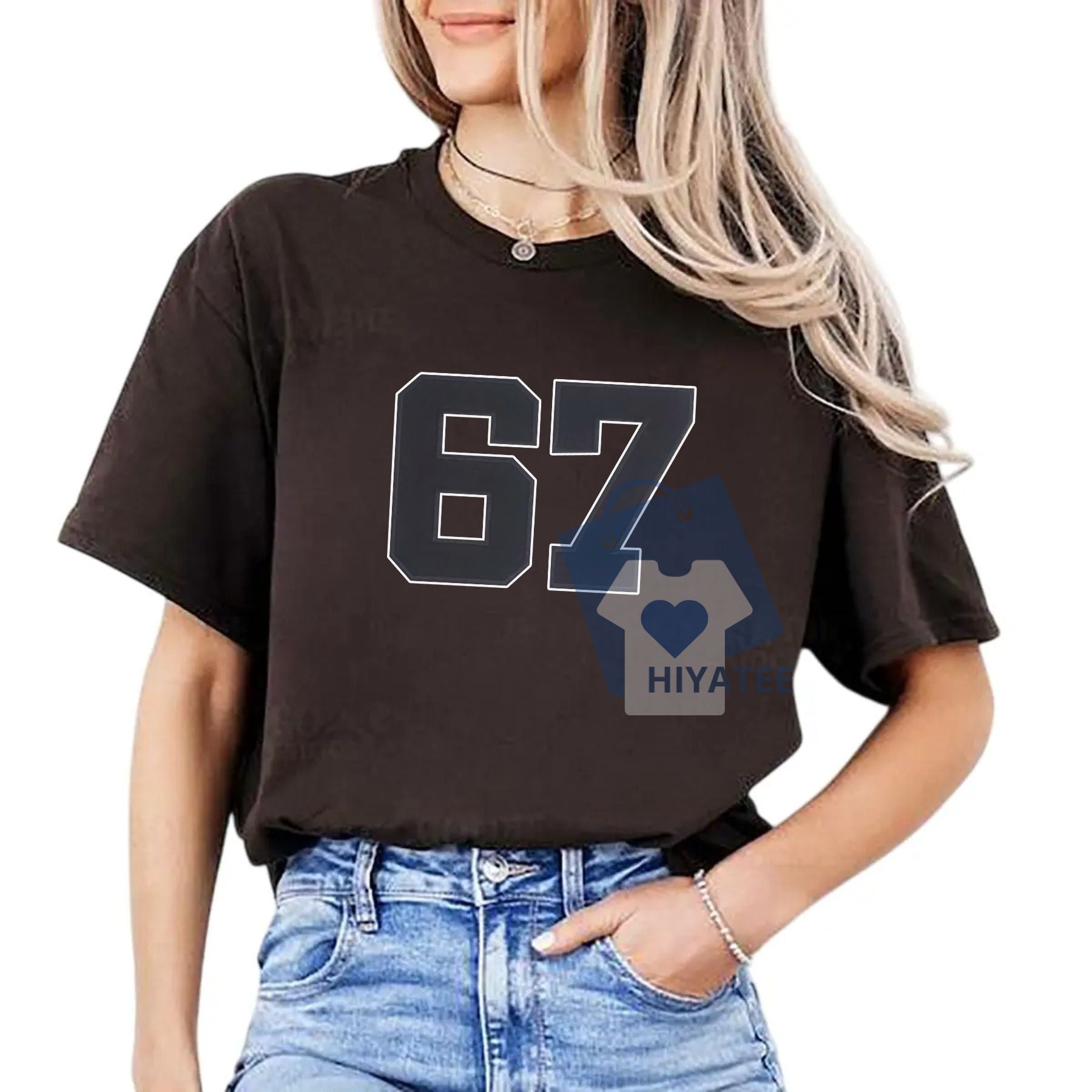 Aritzia 67 Shirt – Minimalist Retro-Inspired Unisex Tee-Hiyatee