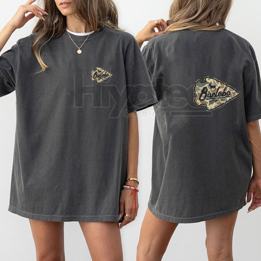 Arrowhead Classic Deer Camo T-Shirt – Whitetail Hunting & Outdoors Graphic Tee - Hiyatee