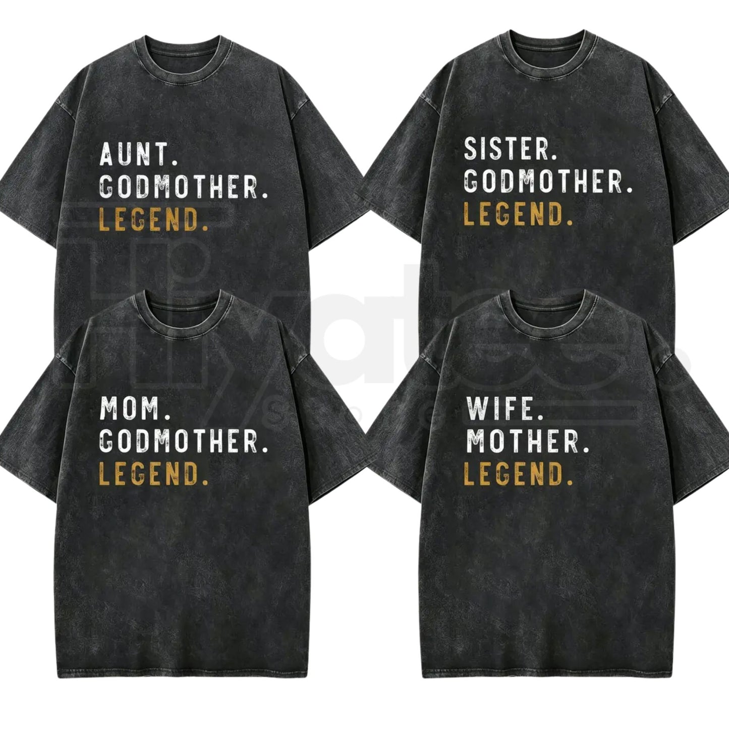 Aunt Godmother Legend T-Shirt – Funny Godparent Gift Cozy Crewneck Sweater. - Hiyatee