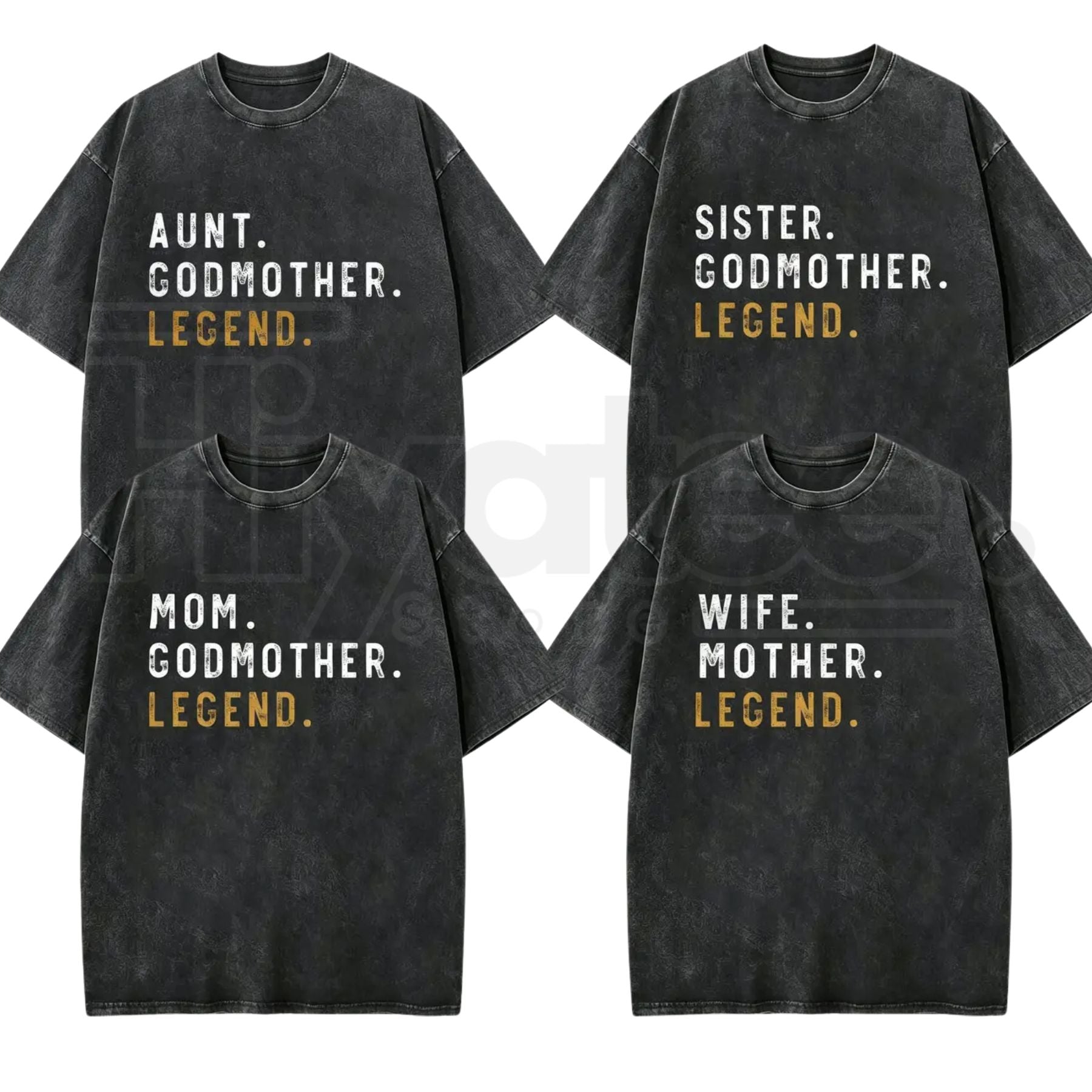Aunt Godmother Legend T-Shirt – Funny Godparent Gift Cozy Crewneck Sweater. - Hiyatee