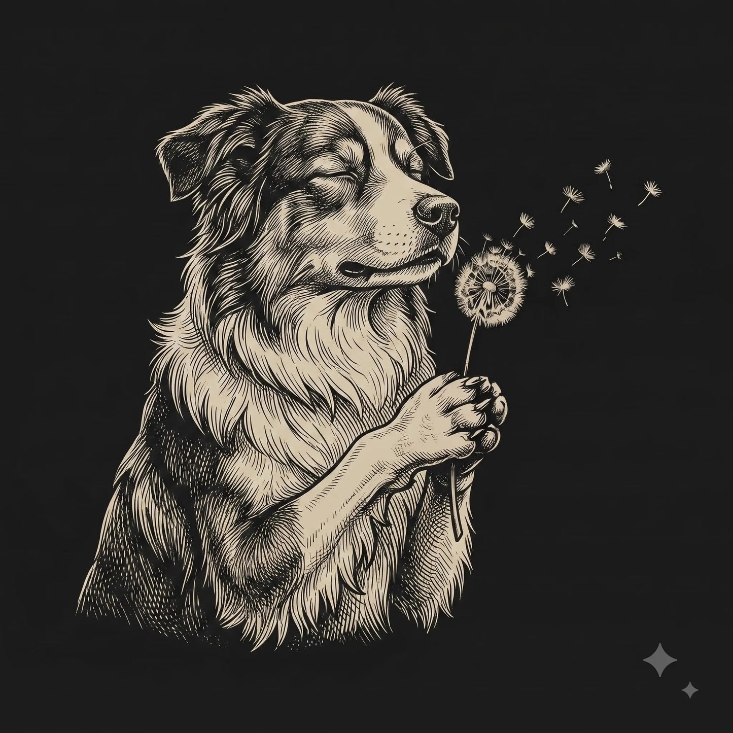 Comfort Colors Dog Breeds Graphic Shirt Botanical Forest Wildlife Tee