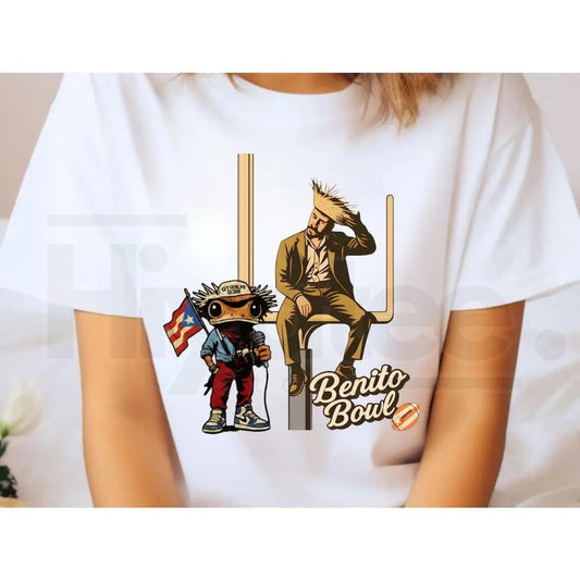 BENITO Bowl 2026 Halftime T-Shirt – 100% Cotton LX Trophy Contender Fan Gear - Hiyatee