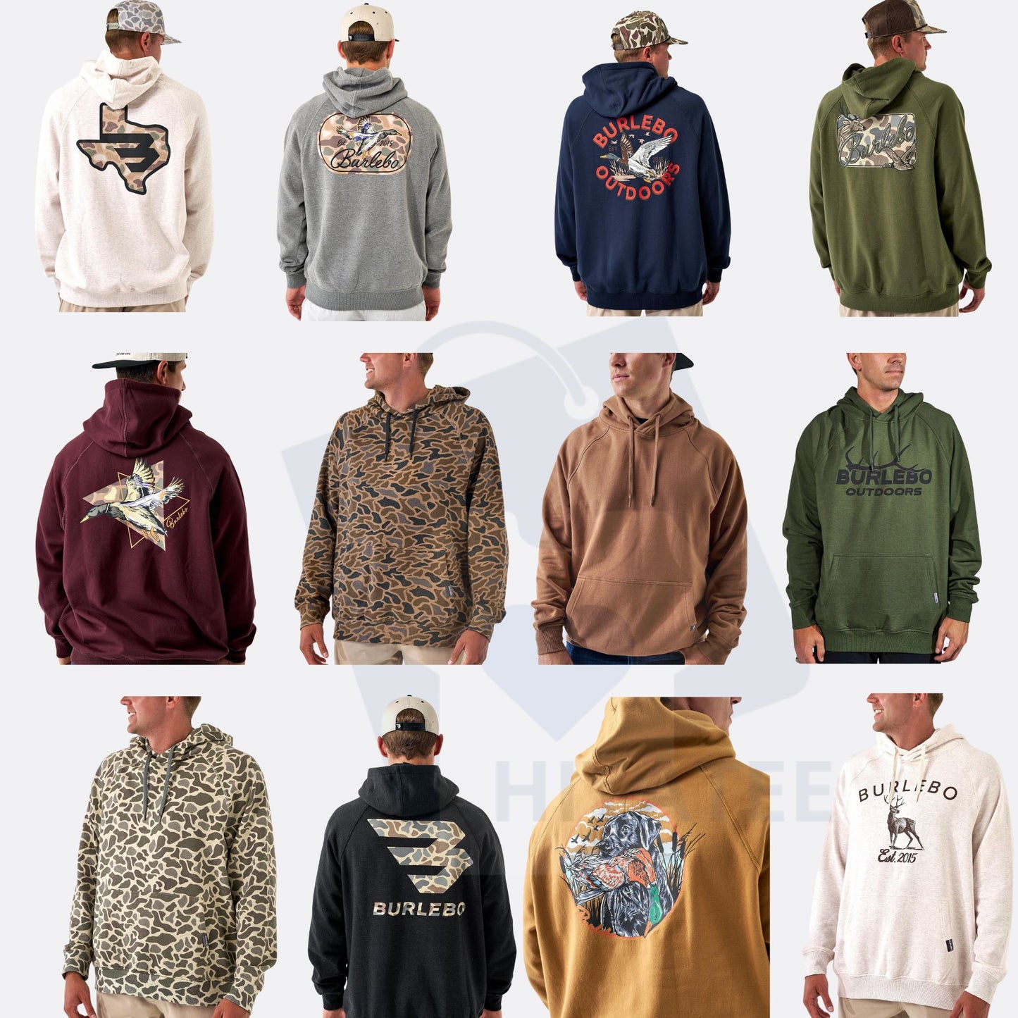 BURLEBO Signature Fleece Hoodie - Hiyatee