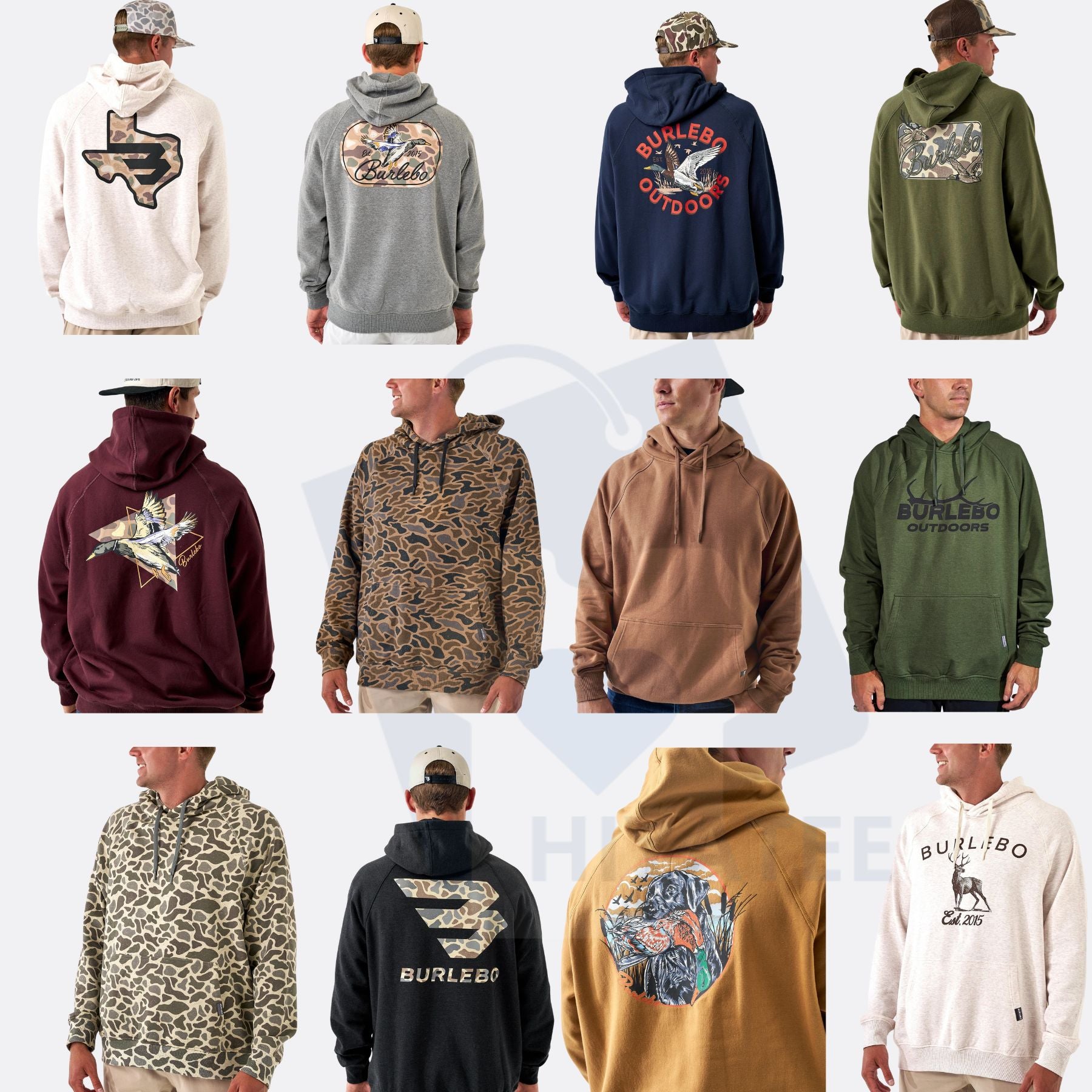 BURLEBO Signature Fleece Hoodie - Hiyatee