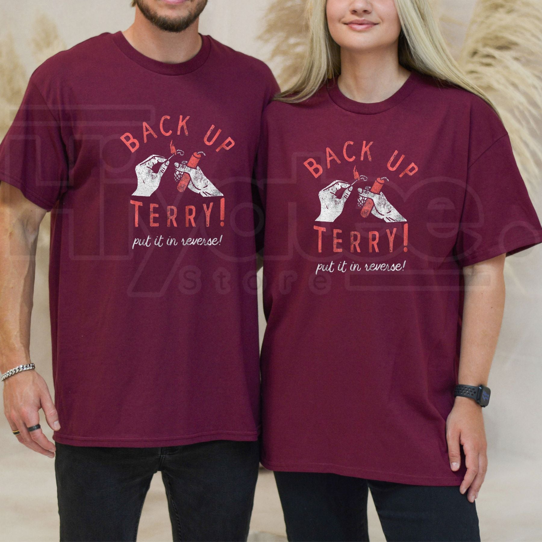 Back Up Terry Put It In Reverse T-Shirt – Funny Sarcastic Fireworks Fourth of July Tee - Hiyatee