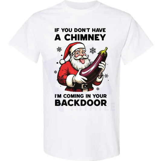 Backdoor Santa T-Shirt – Funny, Quality, and Comfortable Holiday Shirt - Hiyatee
