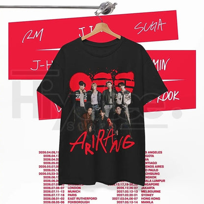 "Bangtan Arirang Magazine" – Kpop World Tour 2026 Heavy Cotton Top - Hiyatee