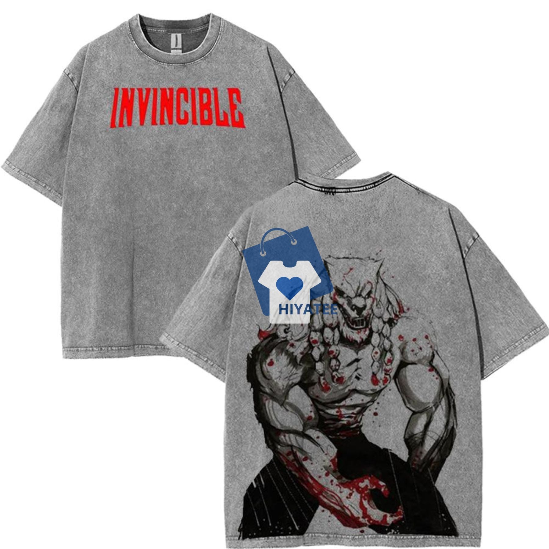 Battle Beast Vintage Washed Tee – Ultimate Anime Fan Streetwear-Hiyatee