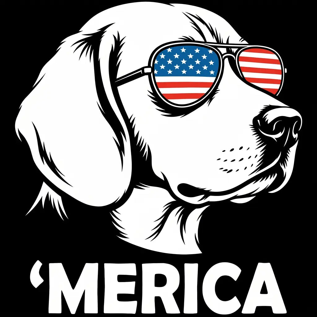 Comfort Colors® Patriotic 50+ Dog Breed Shirt – Funny 4th of July Merica Dog Tee