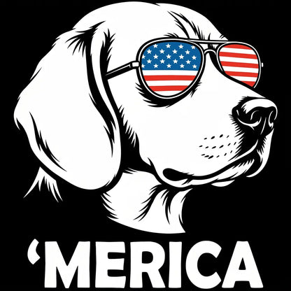 Comfort Colors® Patriotic 50+ Dog Breed Shirt – Funny 4th of July Merica Dog Tee