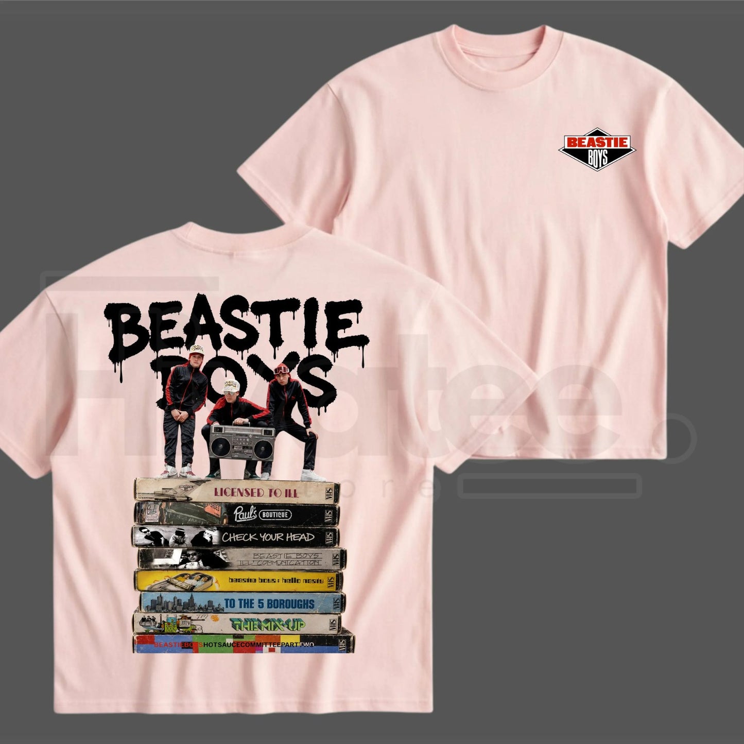 Beastie Boys Vintage Album T-Shirt – 90s Rap Hip Hop Streetwear Tee - Hiyatee