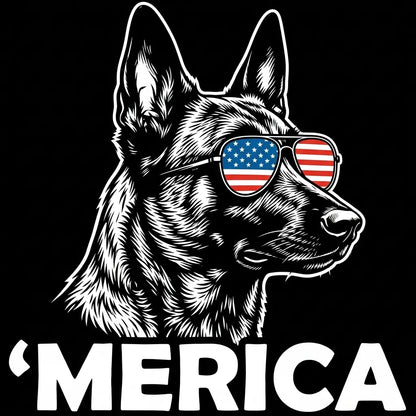 Comfort Colors® Patriotic 50+ Dog Breed Shirt – Funny 4th of July Merica Dog Tee