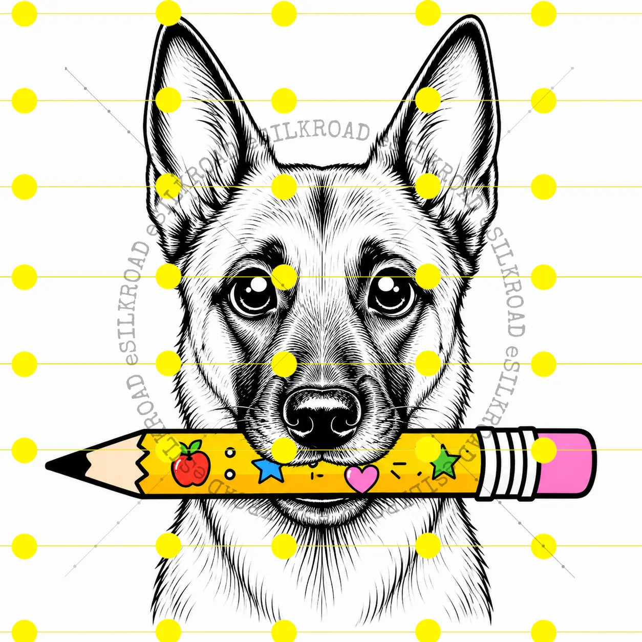 Comfort Colors 50+ Dog Breeds Back to School Teacher T-Shirt
