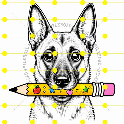 Comfort Colors 50+ Dog Breeds Back to School Teacher T-Shirt