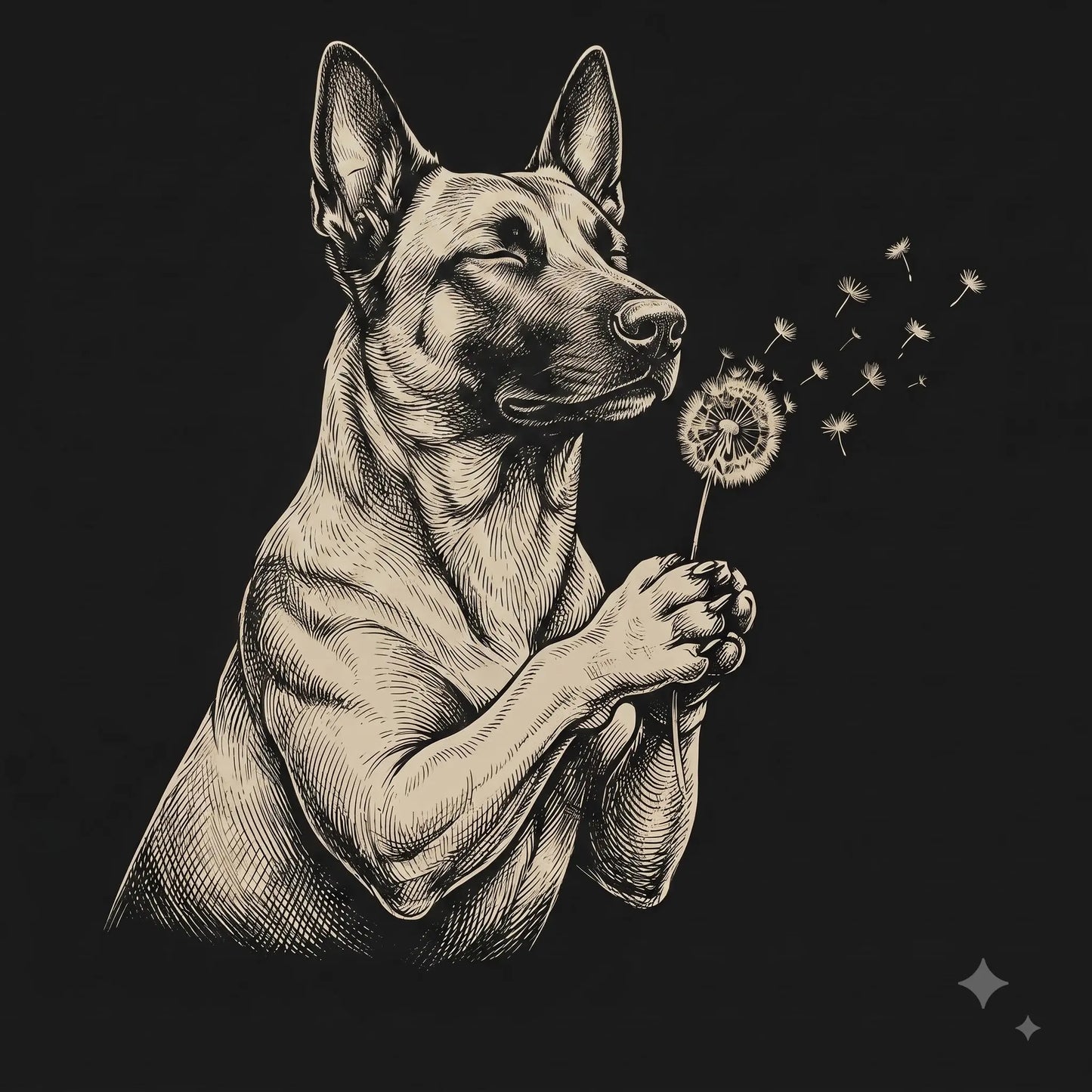 Comfort Colors Dog Breeds Graphic Shirt Botanical Forest Wildlife Tee
