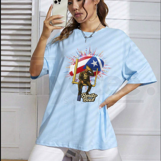 Benito Bowl Football Helmet Star T-Shirt – 100% Cotton Unisex Graphic Tee - Hiyatee