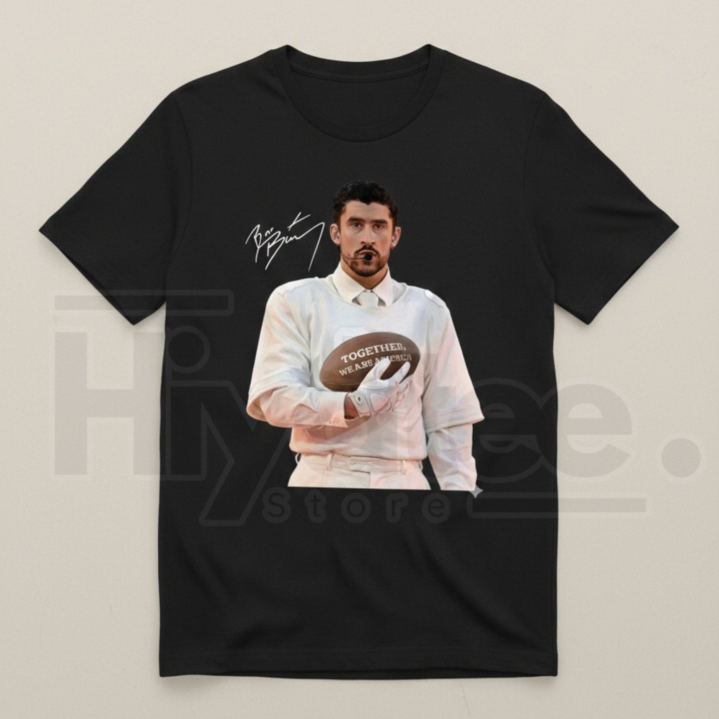 "Benito Gridiron" Football Shirt – Bad Bunny Inspired Sports Graphic Tee - Hiyatee