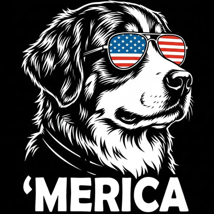 Comfort Colors® Patriotic 50+ Dog Breed Shirt – Funny 4th of July Merica Dog Tee