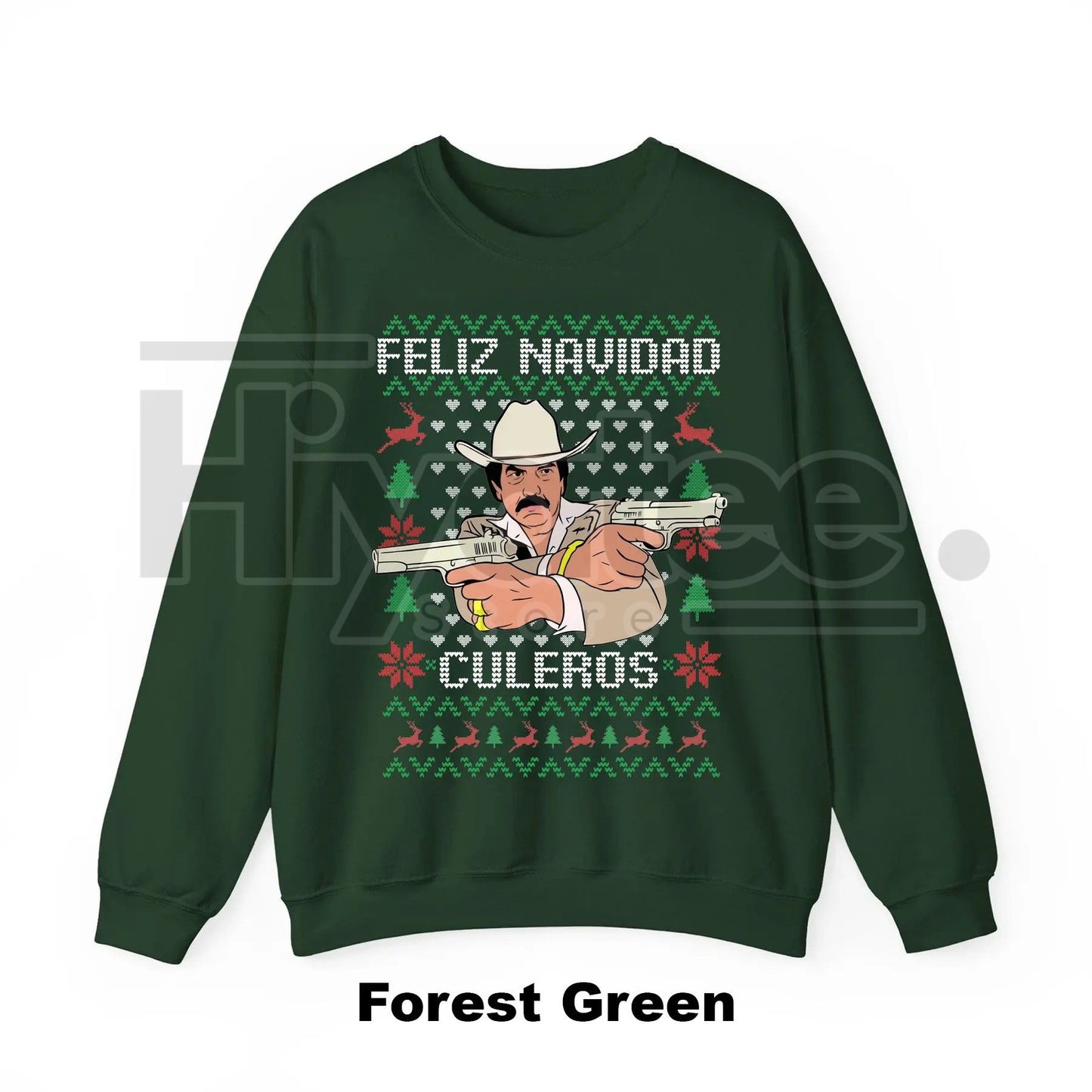 Beto El Mero León del Corrido Quintanilla Ugly Christmas Sweater: Funny Navidad Ugly Christmas Jumper, Mexican Music Fan Gift - Hiyatee
