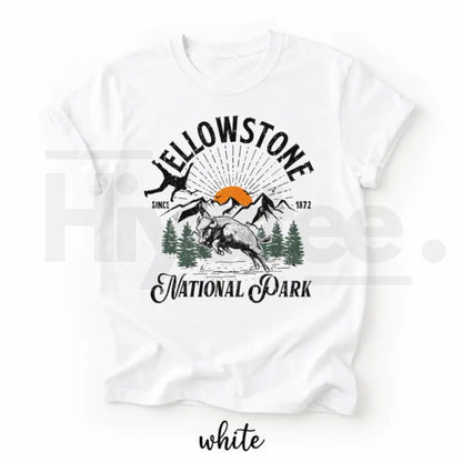 Bison Yellowstone National Park Shirt – Family Trip Matching Camp Tee - Hiyatee