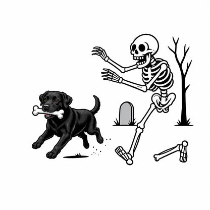 Comfort Colors 50+ Dog Breeds Halloween Skeleton Tee