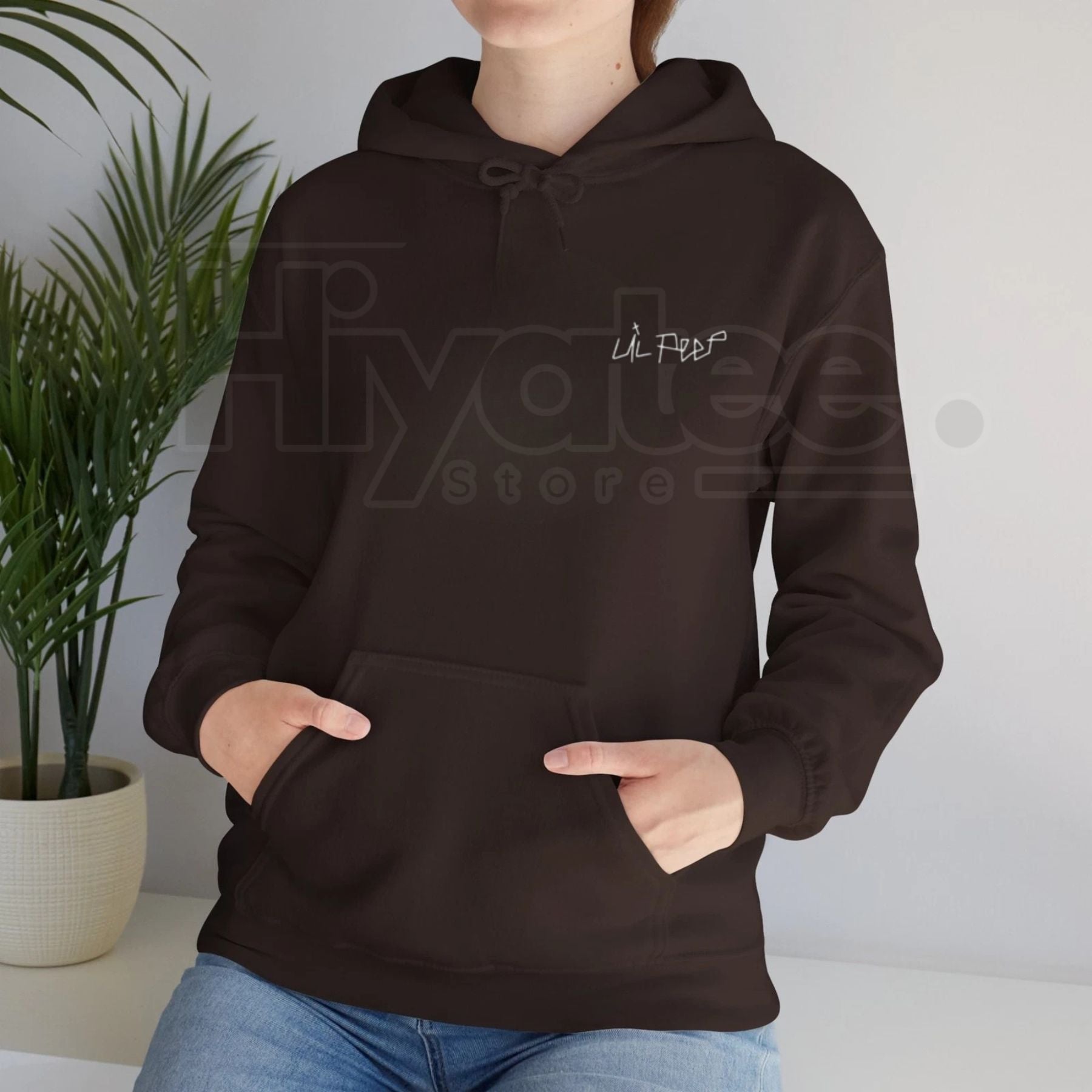 Black Lil Peep 'Come Over When You're Sober' Hoodie – Emo Rap Graphic Pullover, Oversized Vintage Hip-Hop Style Top - Hiyatee