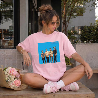 Blue Album Parody Hunter Squad T-Shirt – Funny TV Fandom Graphic Tee - Hiyatee
