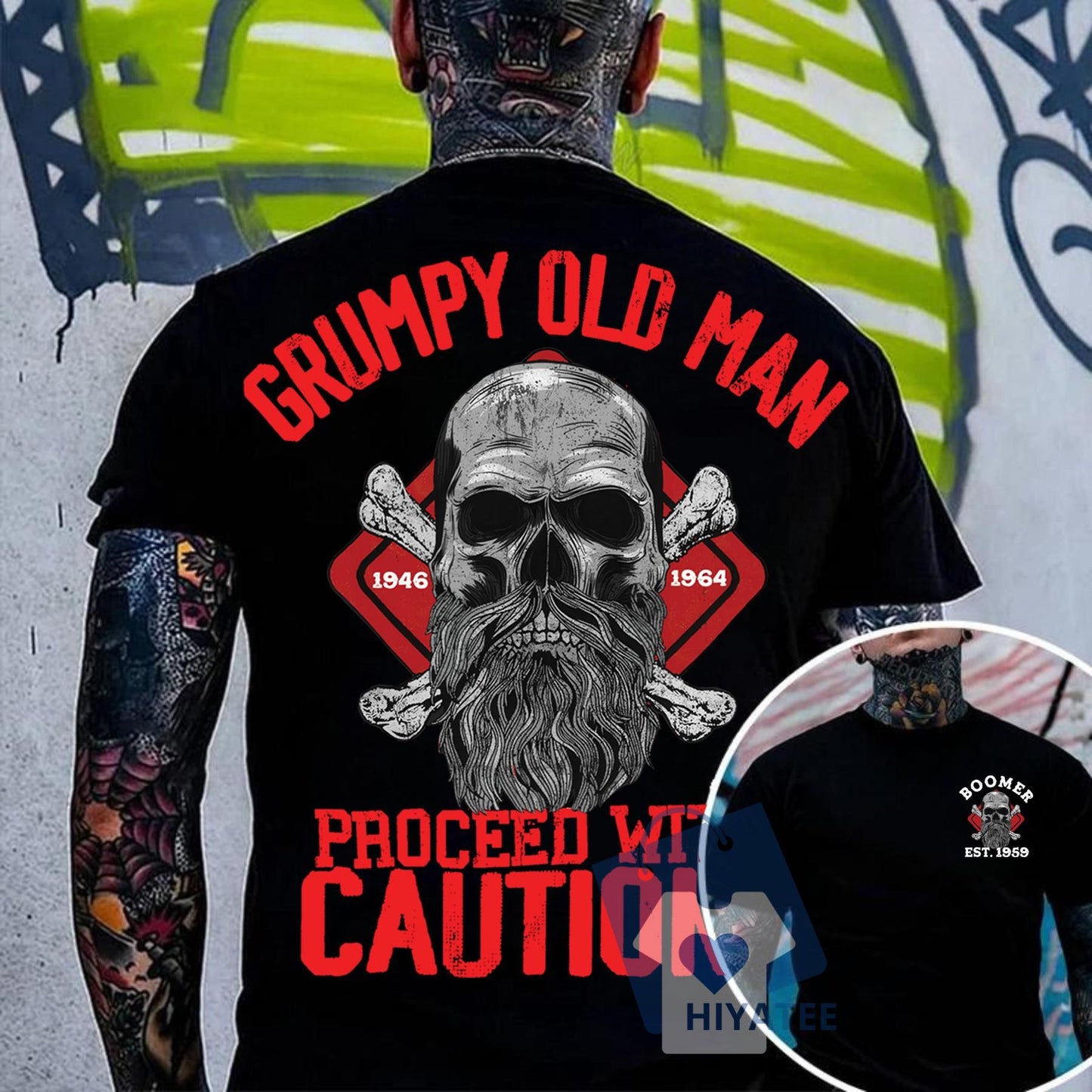 Boomer T-Shirt – Custom Year Baby Boomer Cotton Tee for Men & Women-Hiyatee