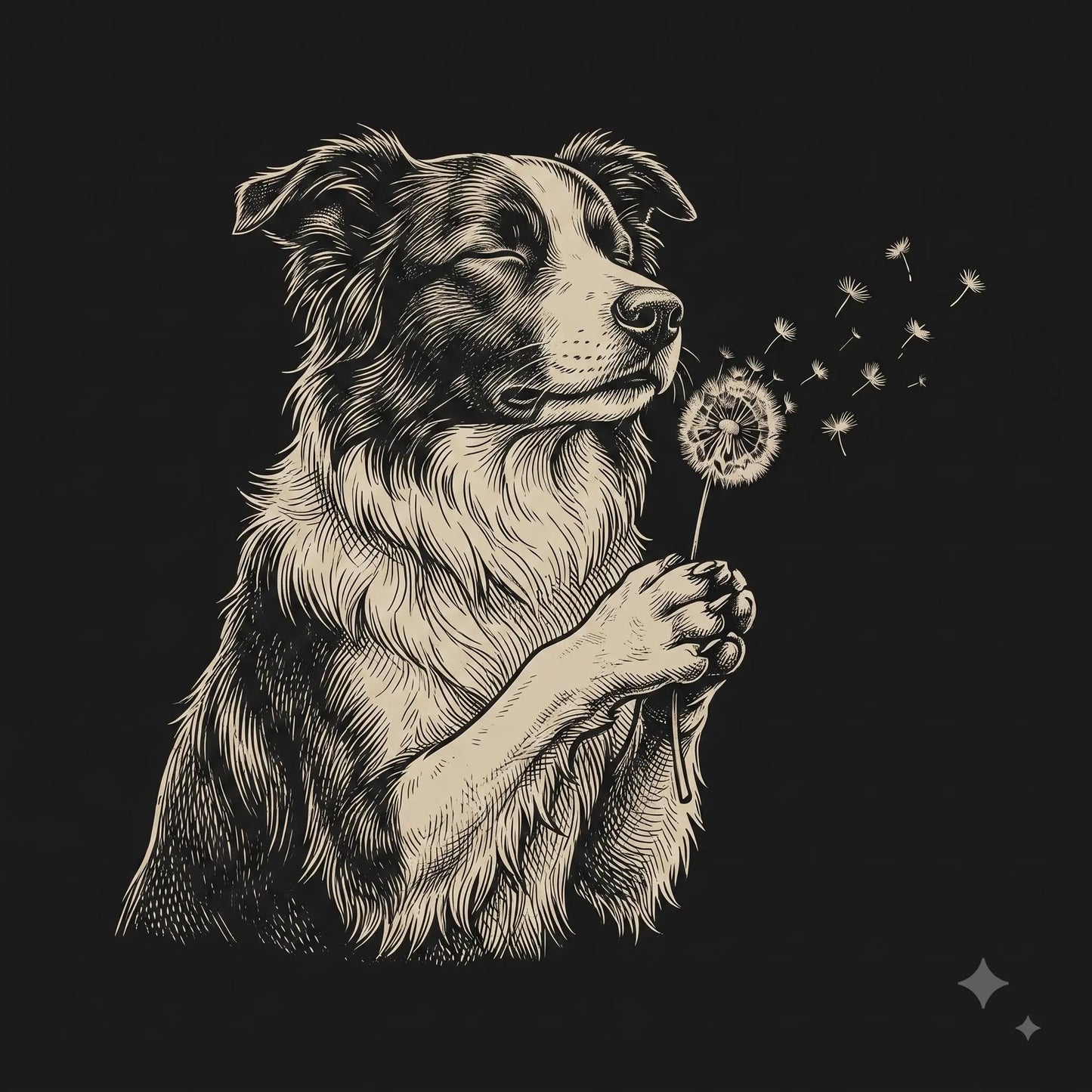 Comfort Colors Dog Breeds Graphic Shirt Botanical Forest Wildlife Tee