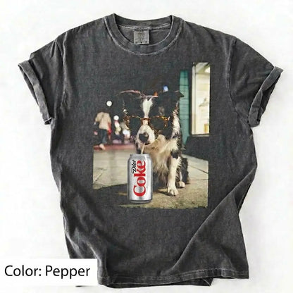 Comfort Colors Dog & Diet Coke Shirt – Funny Custom Dog Breed Tee