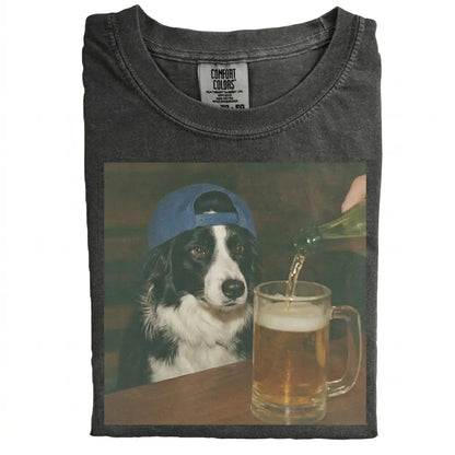 Comfort Colors 50+ Dog Breeds Available Beer Shirt – Vintage 90s Funny Edgy Dog Meme Tee, Unisex Casual Streetwear Gift