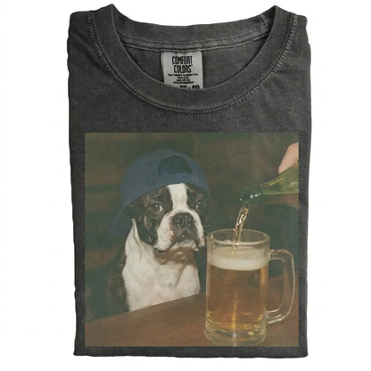 Comfort Colors 50+ Dog Breeds Available Beer Shirt – Vintage 90s Funny Edgy Dog Meme Tee, Unisex Casual Streetwear Gift