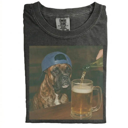 Comfort Colors 50+ Dog Breeds Available Beer Shirt – Vintage 90s Funny Edgy Dog Meme Tee, Unisex Casual Streetwear Gift