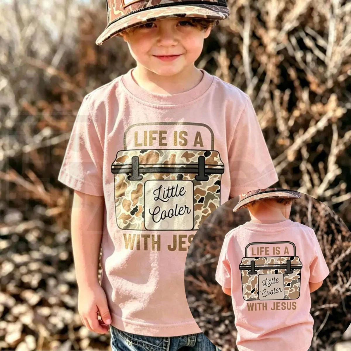 Boys Christian Faith Graphic T-Shirt | Southern Lifestyle Sunday School & Church Camp Tee - Hiyatee