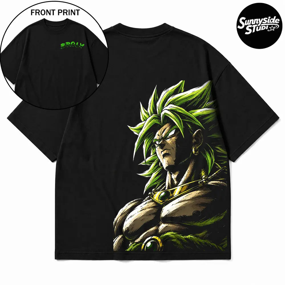 Anime 90s Graphic Tee – Retro Streetwear Oversized T-Shirt for Men