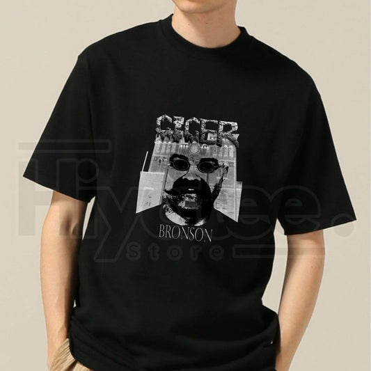 Bronson Vintage Action Movie T-Shirt – Cult Cinema Graphic Tee - Hiyatee