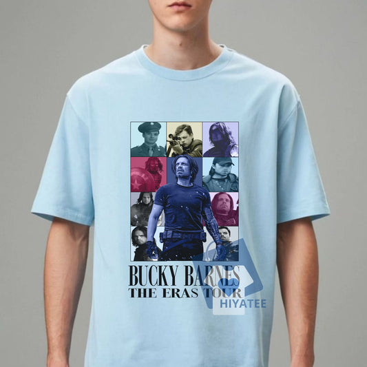 Bucky Barnes The Eras Tour Shirt – Marvel Fan Graphic Tee-Hiyatee