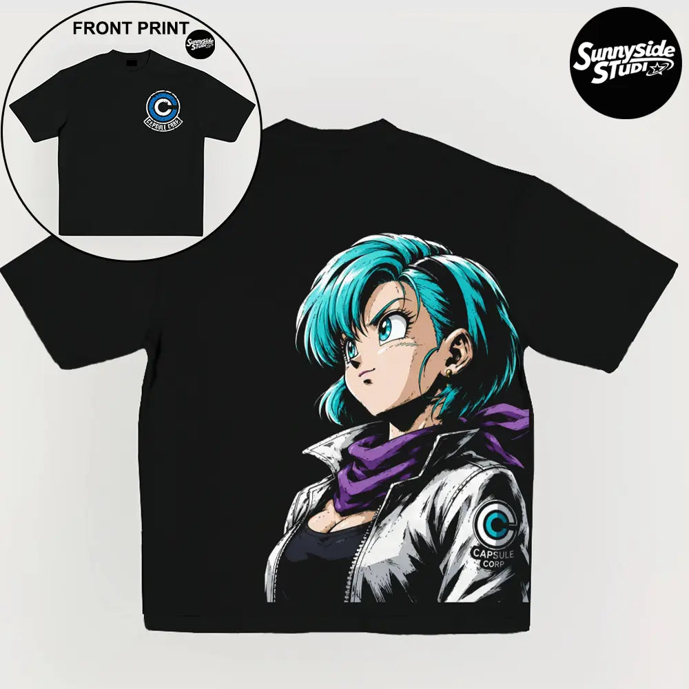 Anime 90s Graphic Tee – Retro Streetwear Oversized T-Shirt for Men