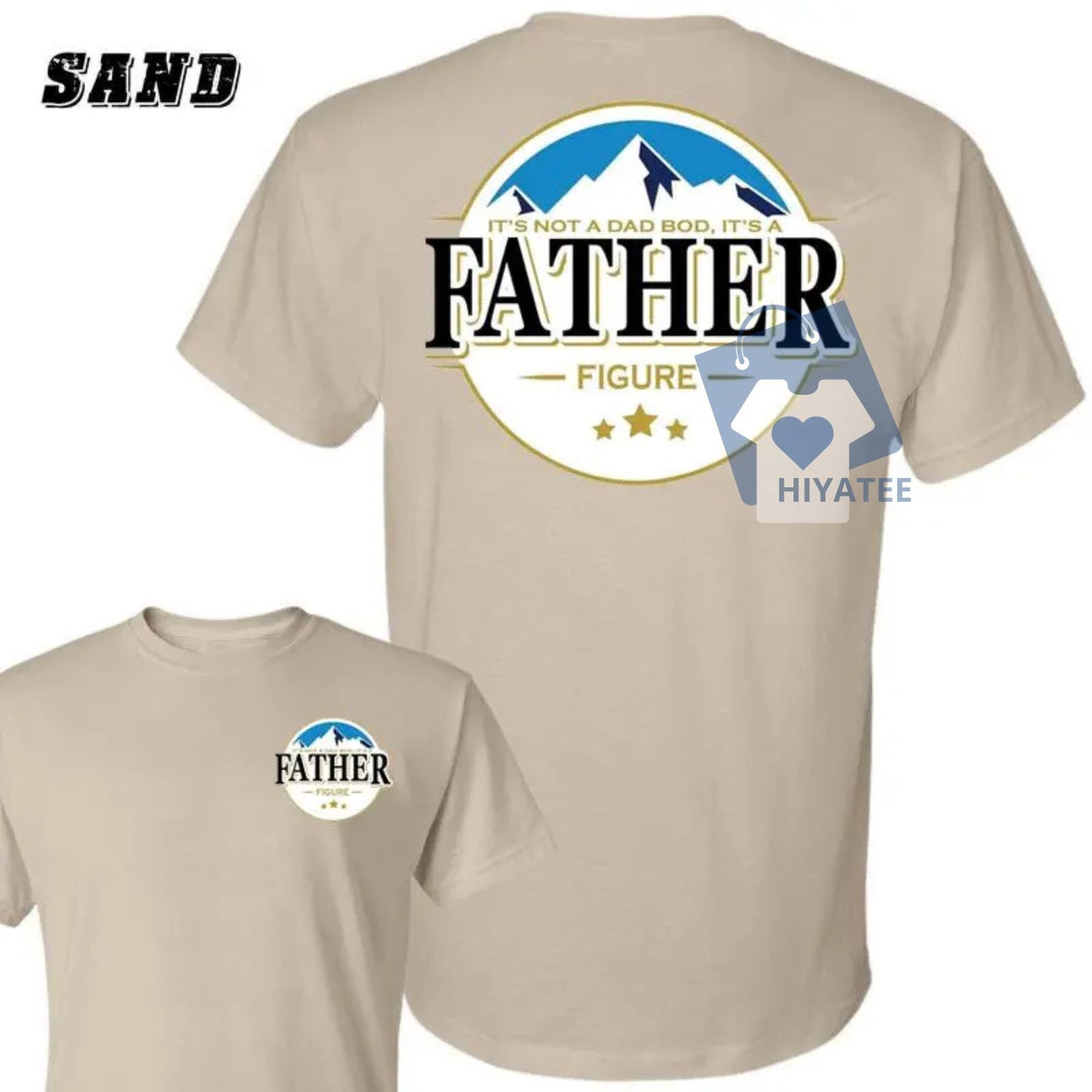 Busch Light Father Figure T-Shirt – Funny Father’s Day Graphic Tee for Dad-Hiyatee