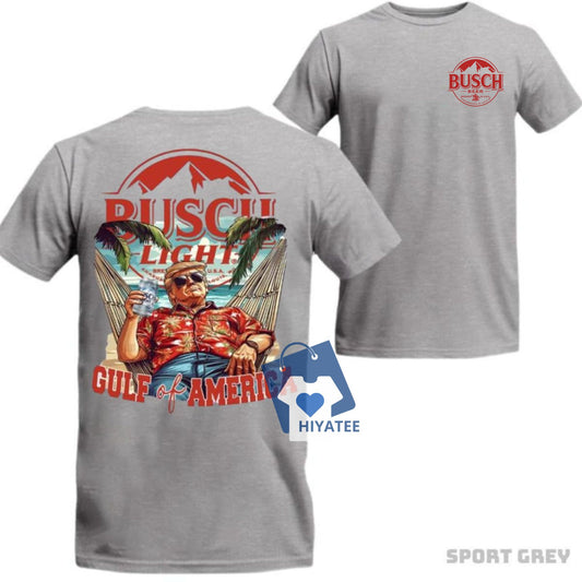 Busch Light Vintage Relaxed Fit T-Shirt – Gulf of America Beer Lovers Edition-Hiyatee